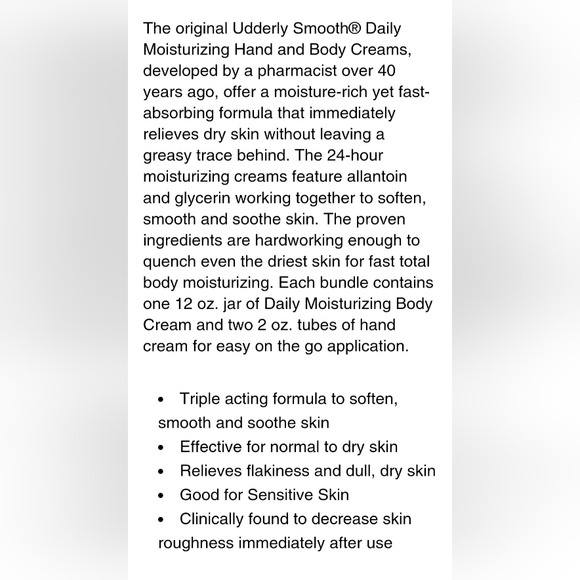 NWT BUNDLE OF 2 MINI UDDERLY SMOOTH NON-GREASY HAND & BODY CREAM! - Picture 11 of 12